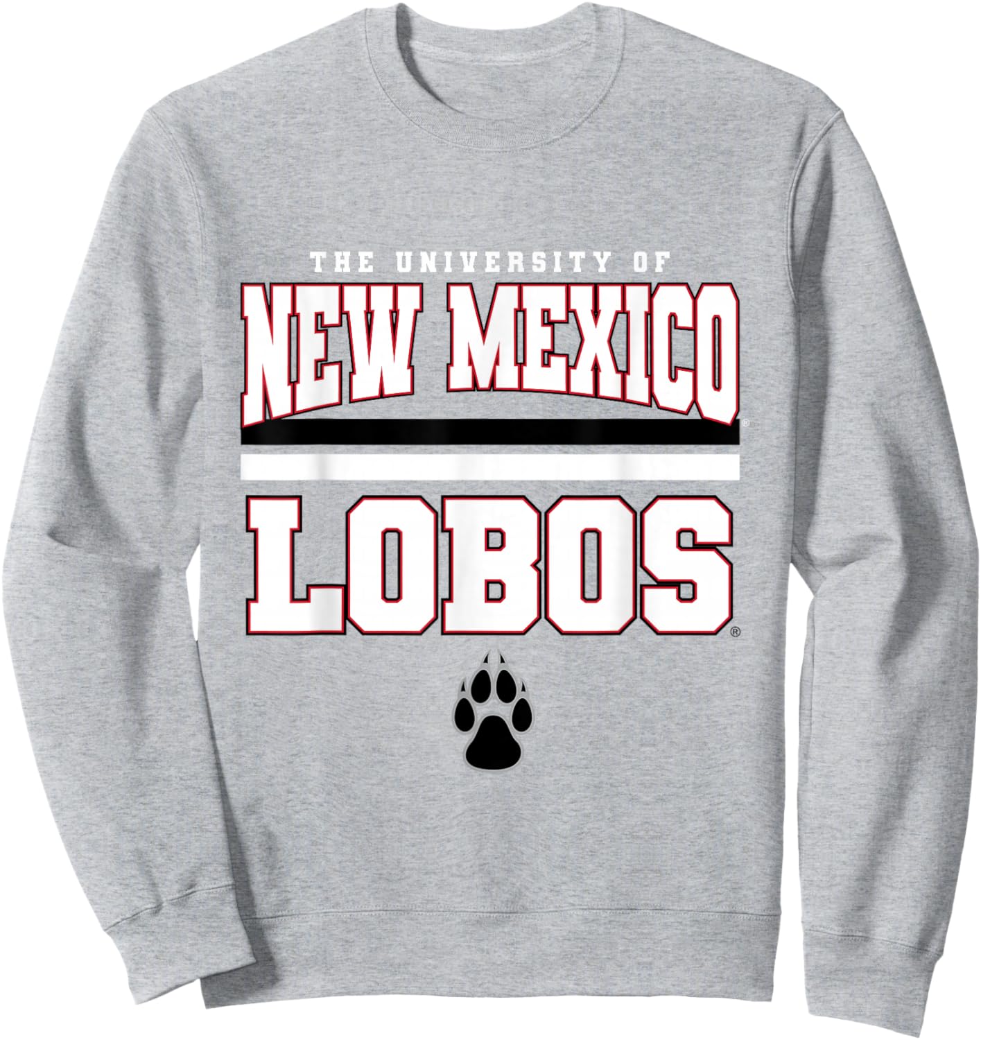 License Champs New Mexico Lobos NCAA Team - Red, Small, Short Sleeve, Classic Fit, Round Neck, Pull On, 1 Count, Non-Stretchable, Sports Fans, All Ages, -Kids Sweatshirt - Sweatshirt | Ash