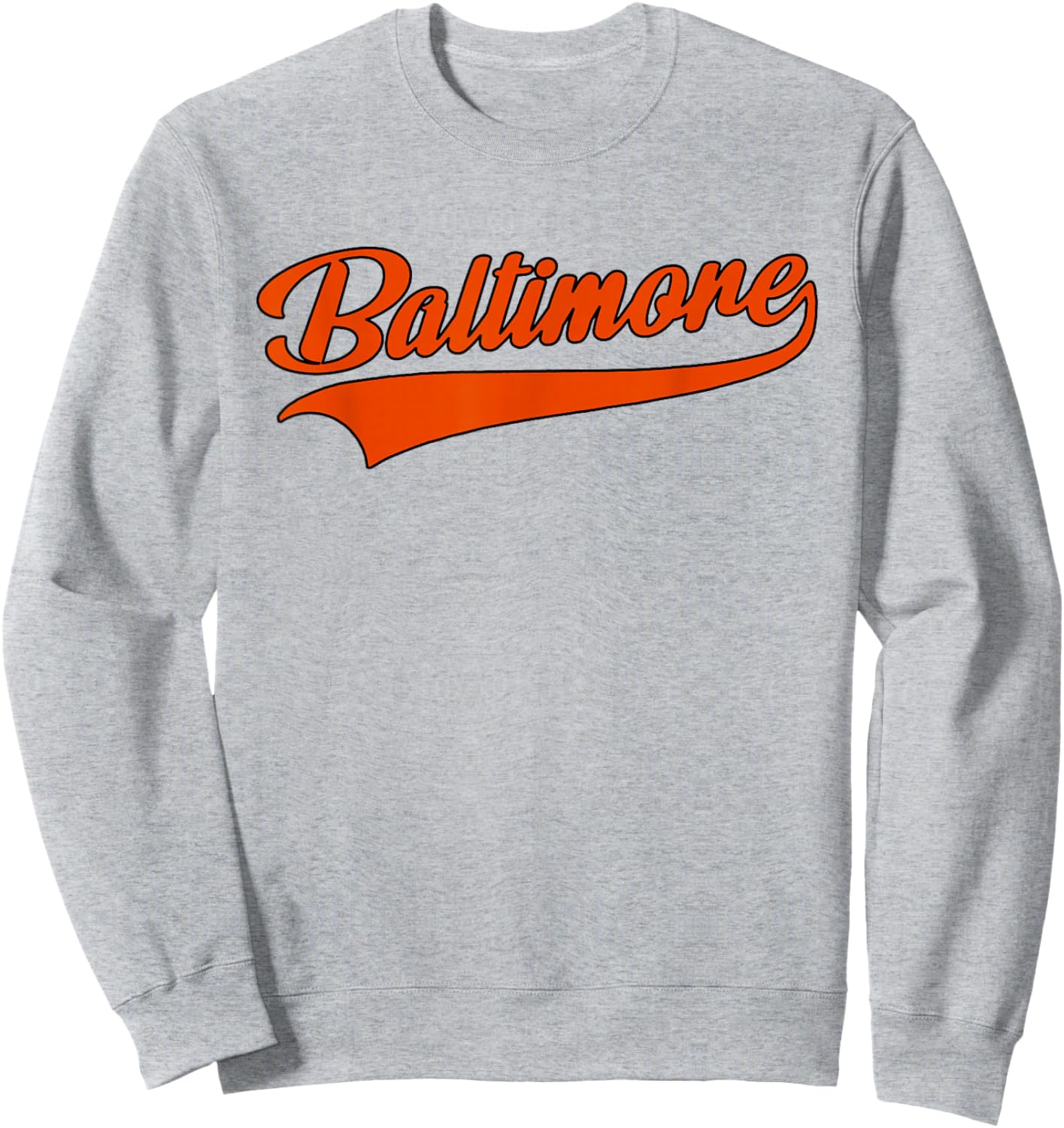 Baltimore - Throwback Design - Classic Sweatshirt - Sweatshirt | Ash