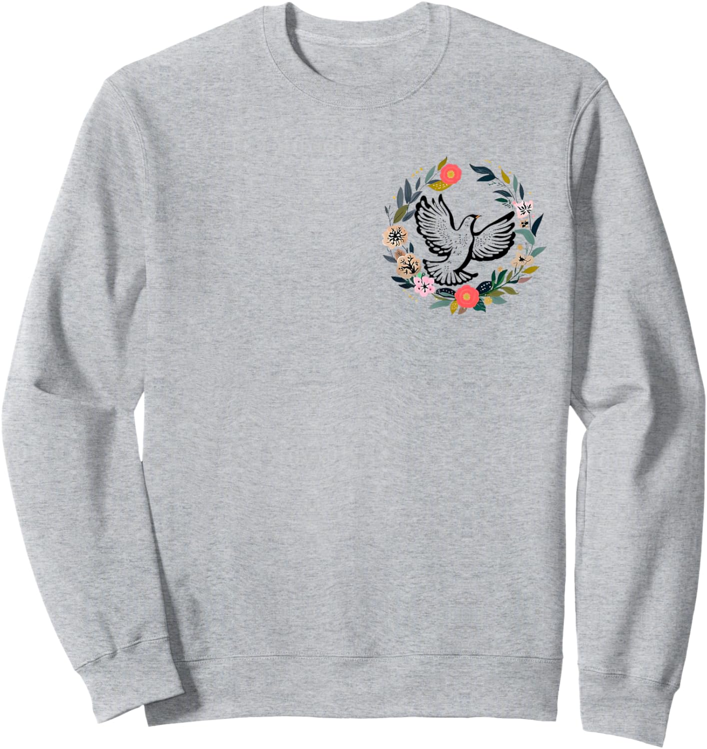 Romans 8:28 Christian Bible Verse Religious Faith Men Women Sweatshirt - Sweatshirt | Ash