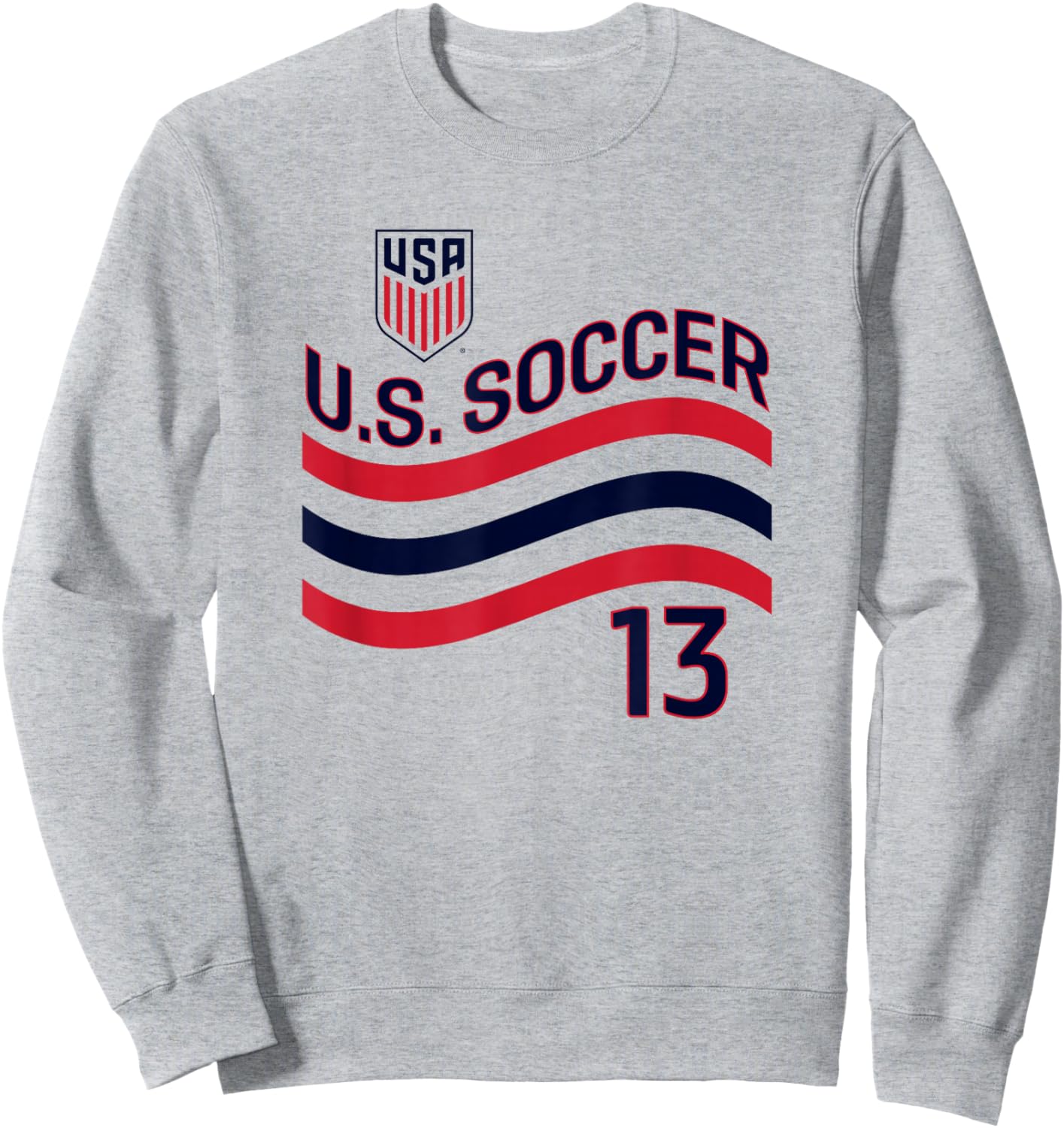 Tim Ream 13 White USMNT Officially Licensed Sweatshirt - Sweatshirt | Ash