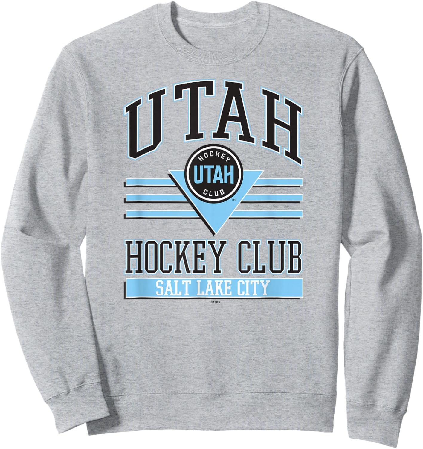 Utah Hockey Club Heather Gray Officially Licensed Sweatshirt - Sweatshirt | Ash