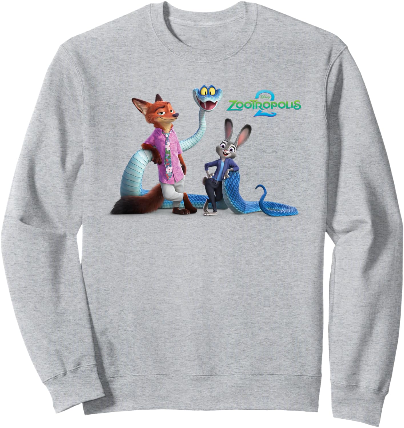 Zootopia Characters Sweatshirt - Sweatshirt | Ash