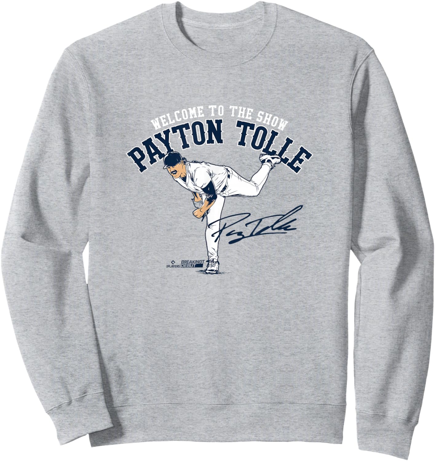 Payton Tolle - Welcome to The Show - Boston Baseball Sweatshirt - Sweatshirt | Ash