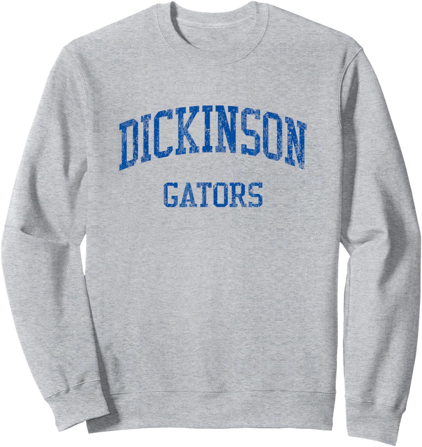Dickinson High School HS Dickinson TX Vintage Sports Sweatshirt - Sweatshirt | Ash