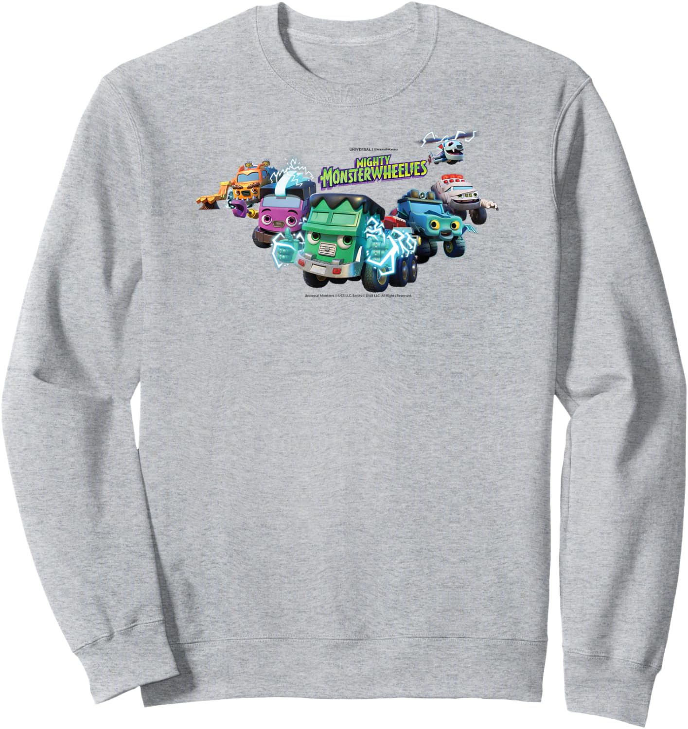 DreamWorks Mighty MonsterWheelies Team Sweatshirt - Sweatshirt | Ash