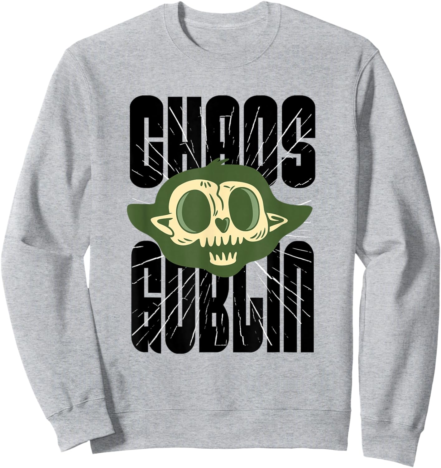 Chaos Goblin Sweatshirt - Sweatshirt | Ash