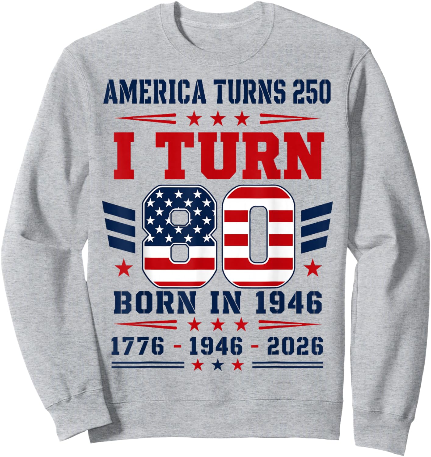 Patriotic Dad Sweatshirt - Sweatshirt | Ash