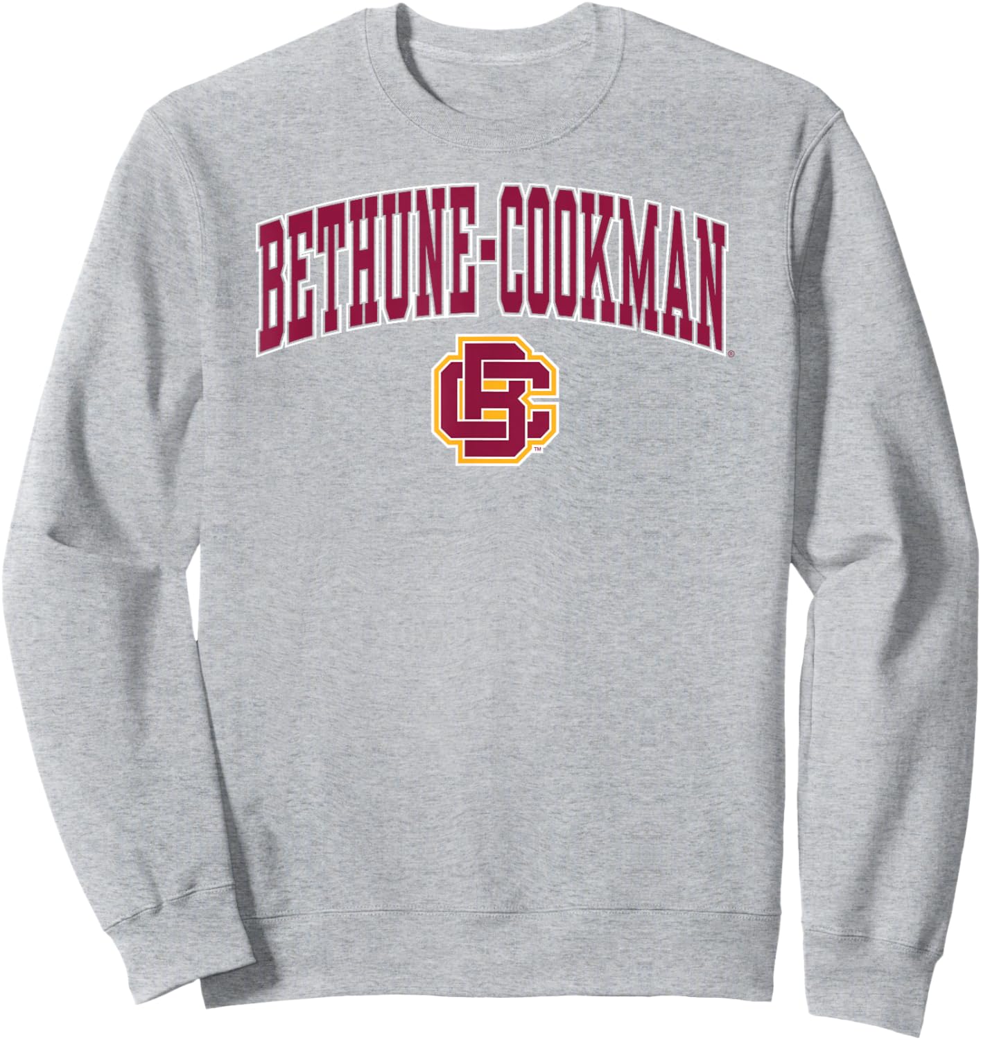 Bethune–Cookman Wildcats Arch Over Gray Officially Licensed Sweatshirt - Sweatshirt | Ash