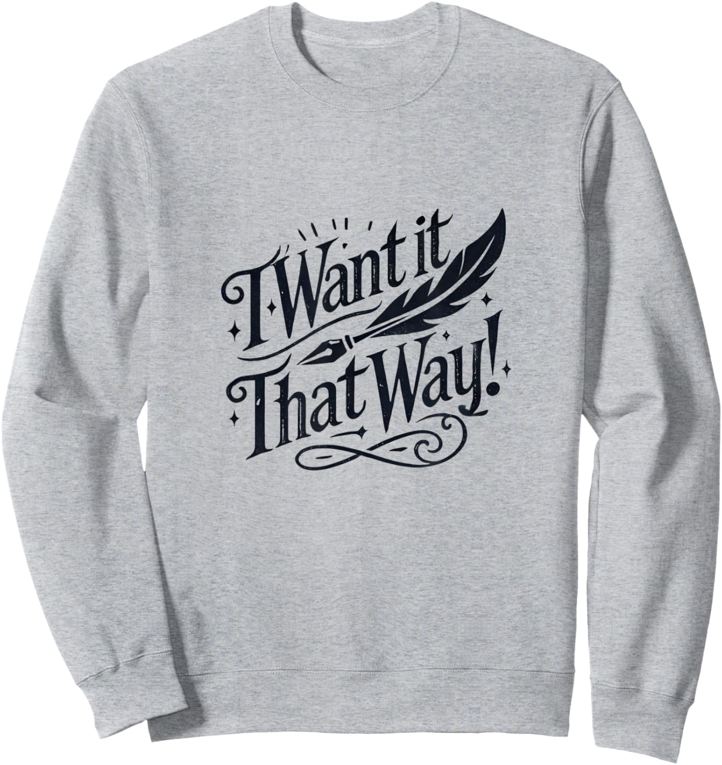 & Juliet That Way Musical Theatre Heart Musicals Sweatshirt - Sweatshirt | Ash