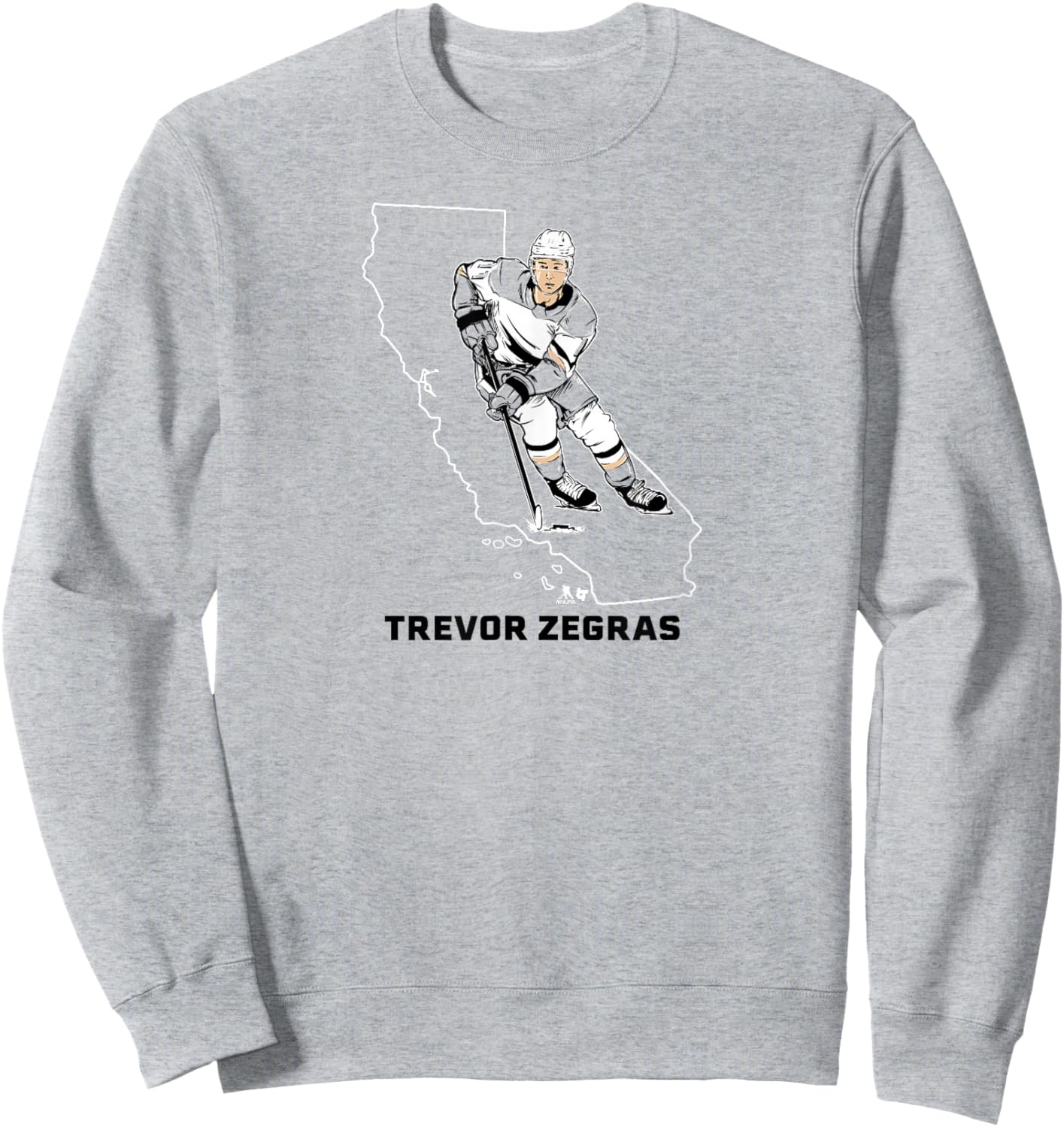 Trevor Zegras: State Star - Anaheim Hockey Sweatshirt - Sweatshirt | Ash
