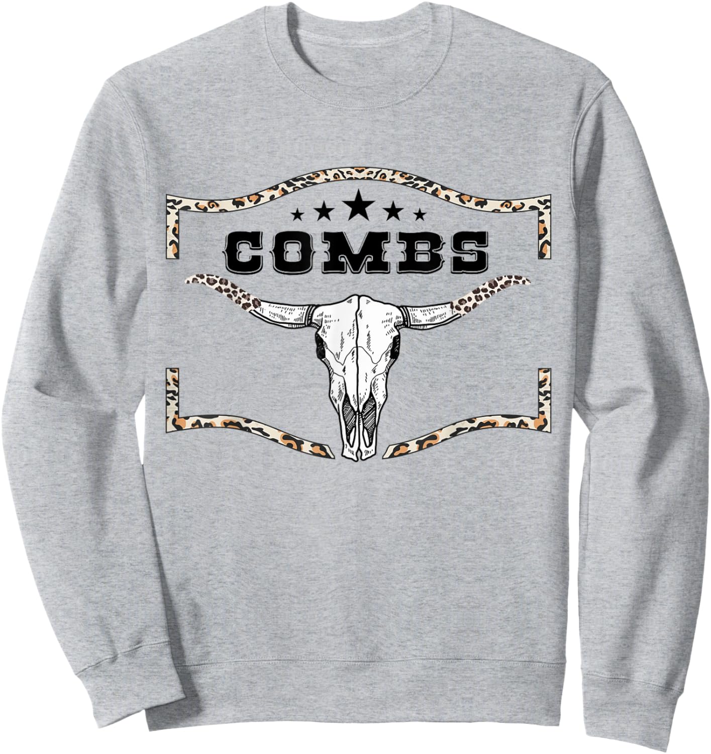 Love Combs Pride Last Name Personalized Distressed Gift , Small, White Sweatshirt - Sweatshirt | Ash