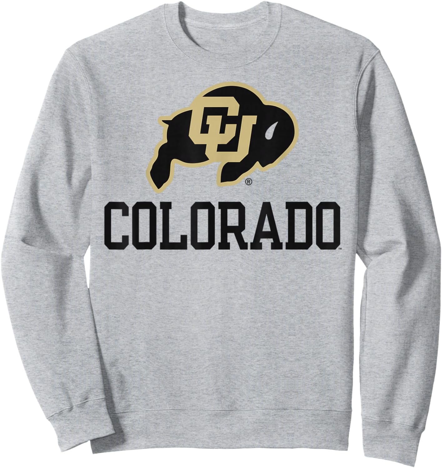Colorado Buffaloes Sportsmanship White Officially Licensed Sweatshirt - Sweatshirt | Ash