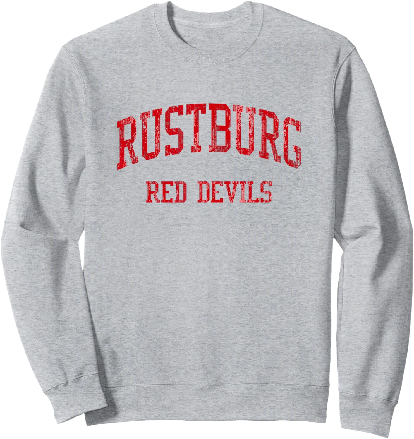 Rustburg High School HS Rustburg VA Vintage Sports Sweatshirt - Sweatshirt | Ash