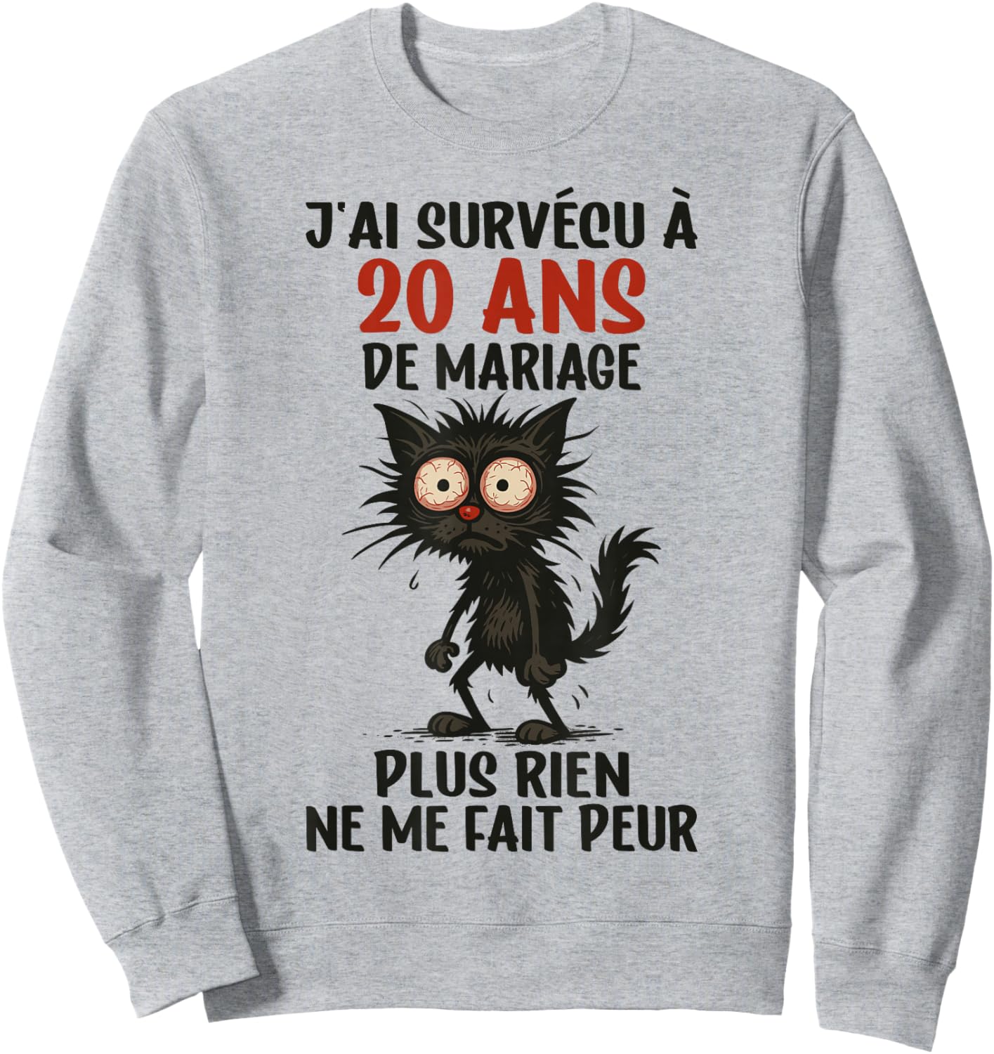 20 Ans Mariage - Anniversaire de Mariage 20 Ans Sweatshirt - Sweatshirt | Ash