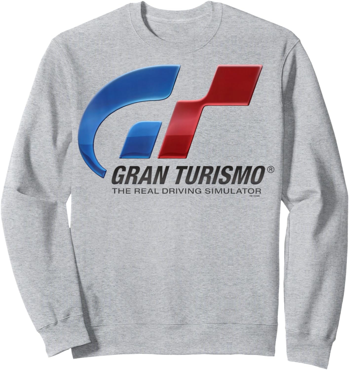 PlayStation Gran Turismo The Real Driving Simulator Logo Sweatshirt - Sweatshirt | Ash