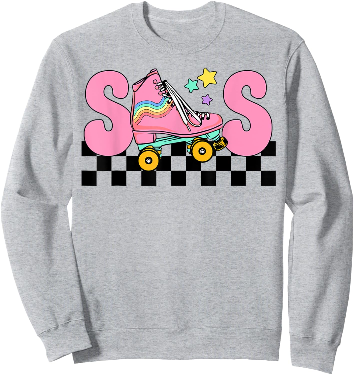 Sister Rolling Into Birthday Roller Skating Family Matching Sweatshirt - Sweatshirt | Ash