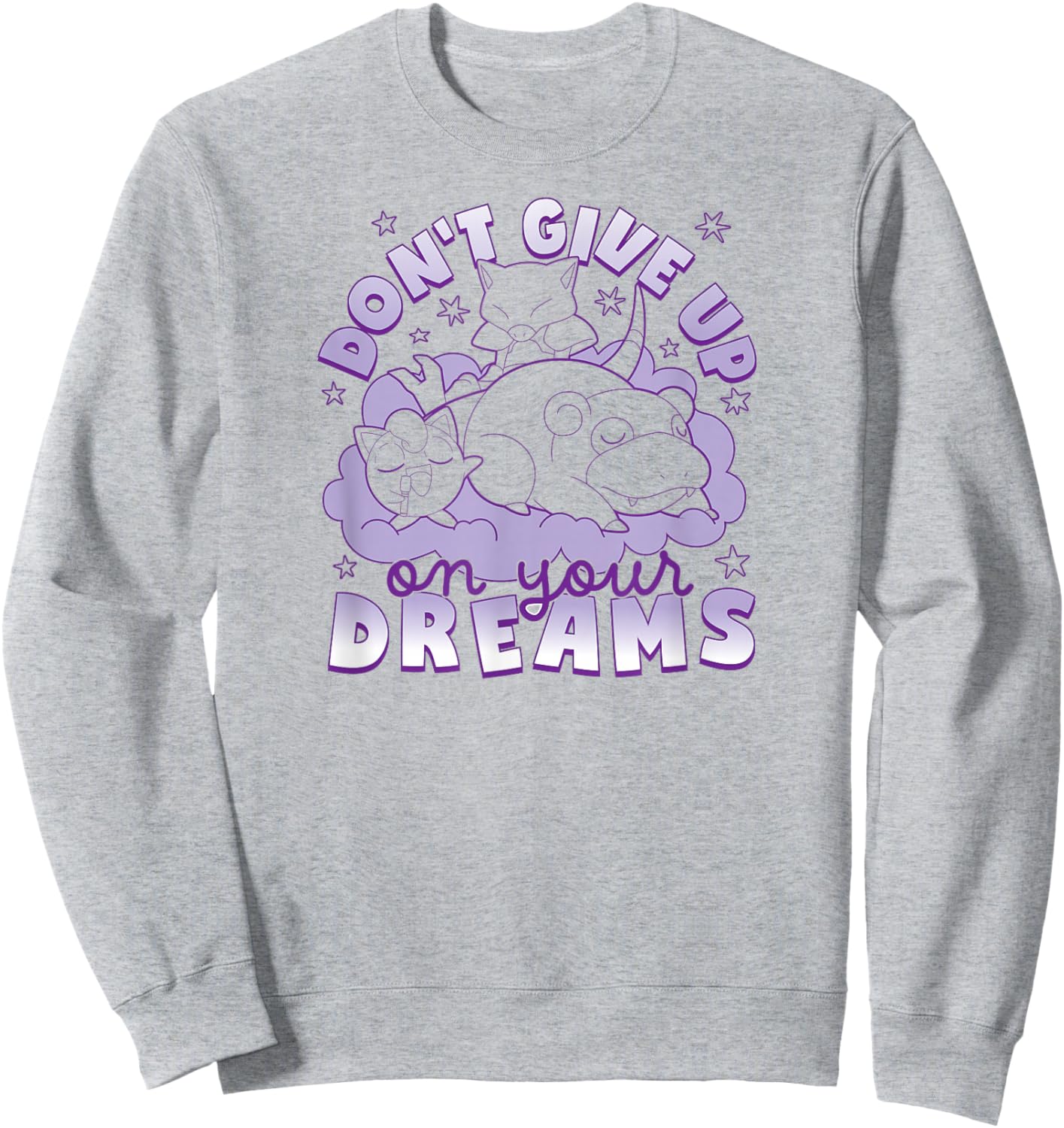 Pokémon - Jigglypuff Abra Slowpoke Psychic Type Dreams Sweatshirt - Sweatshirt | Ash