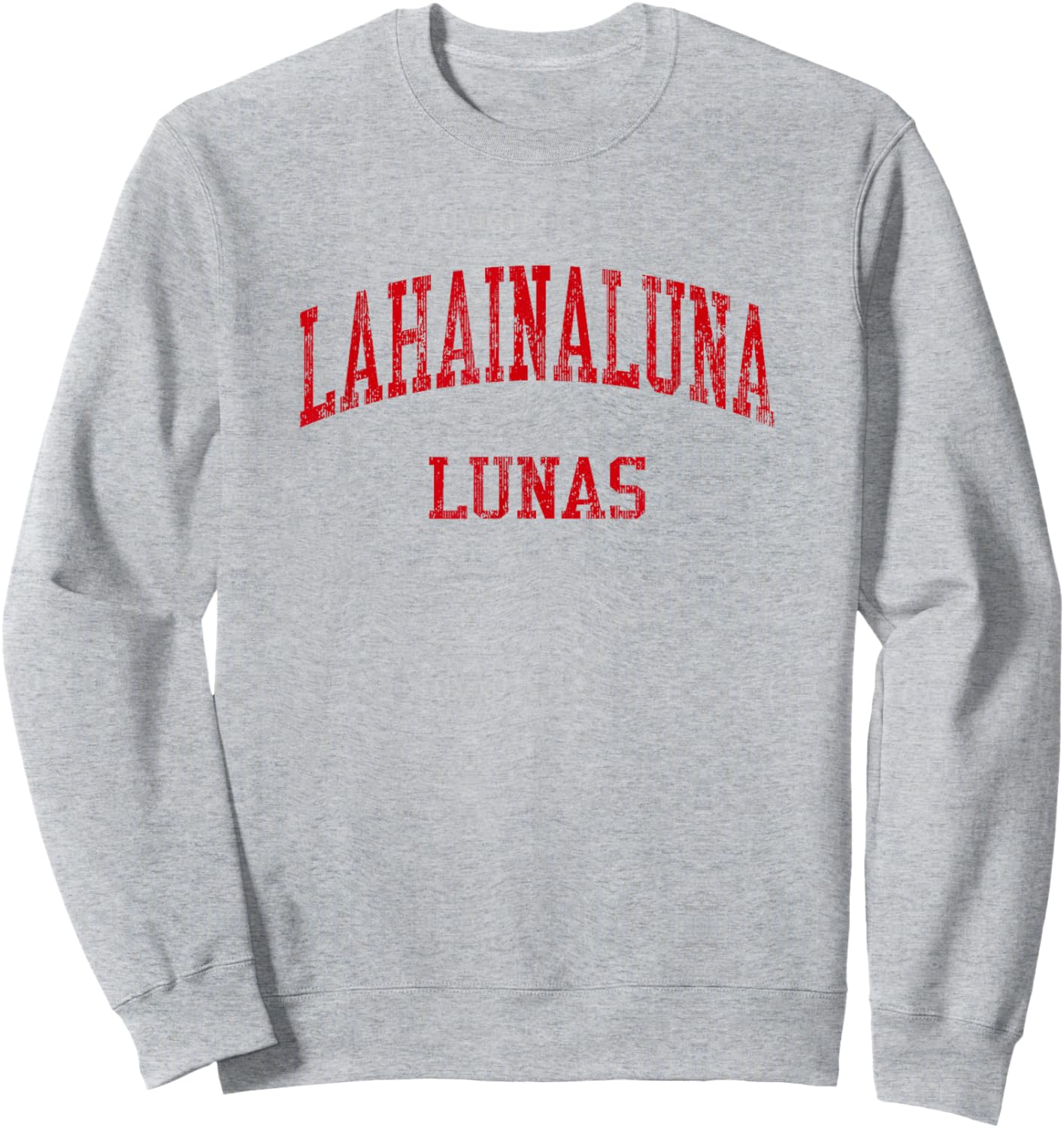 Lahainaluna High School HS Lahaina HI Vintage Sports Sweatshirt - Sweatshirt | Ash
