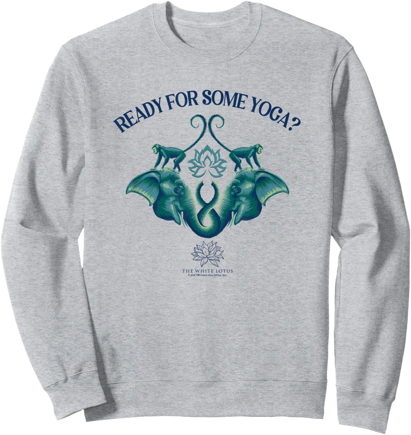 The White Lotus HBO Original Series Yoga Sweatshirt - Sweatshirt | Ash