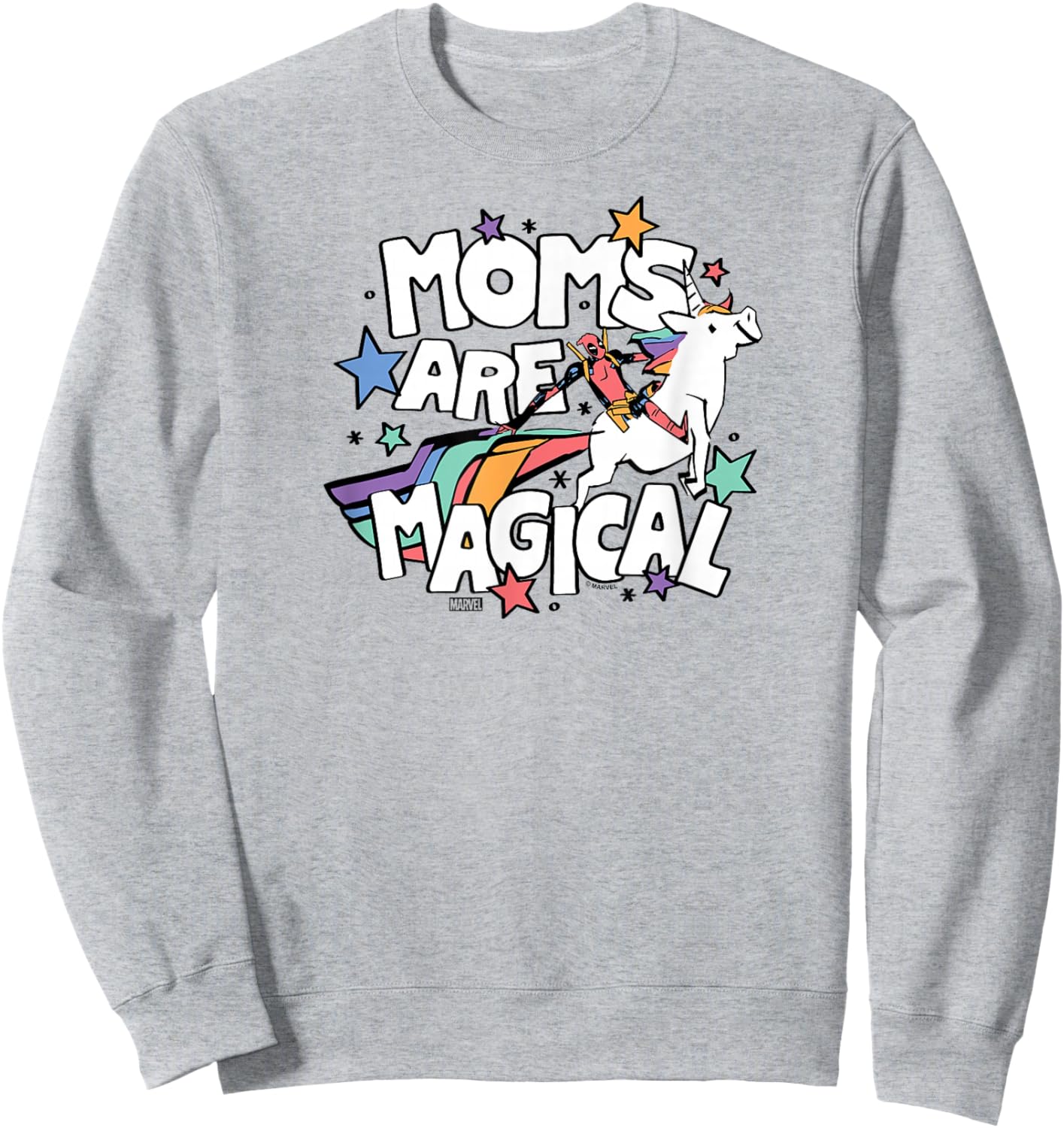 Deadpool - Moms Are Magical Mother's Day Sweatshirt - Sweatshirt | Ash