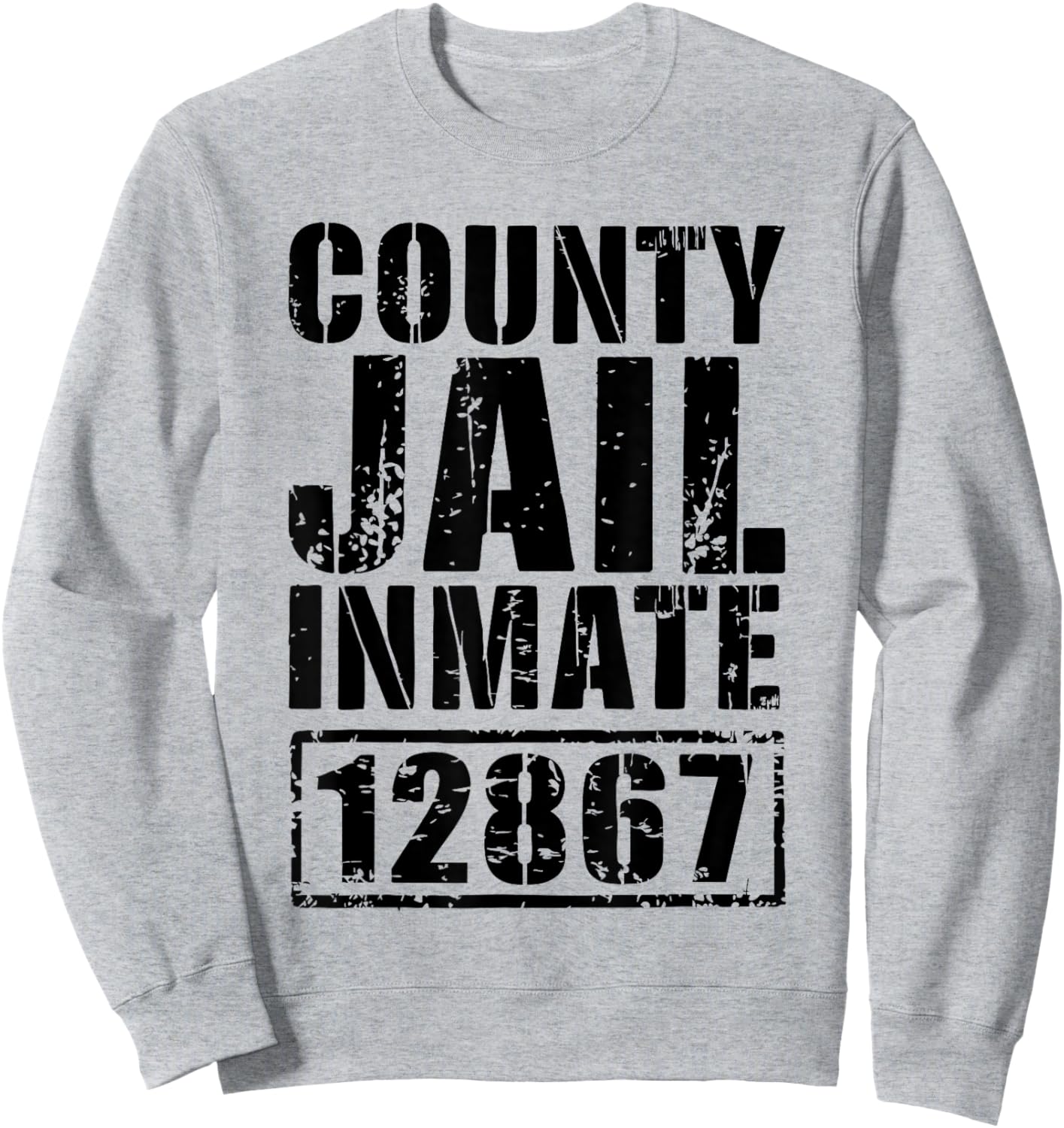 County Jail Prisoner Shirt , Women, Kids Sweatshirt - Sweatshirt | Ash