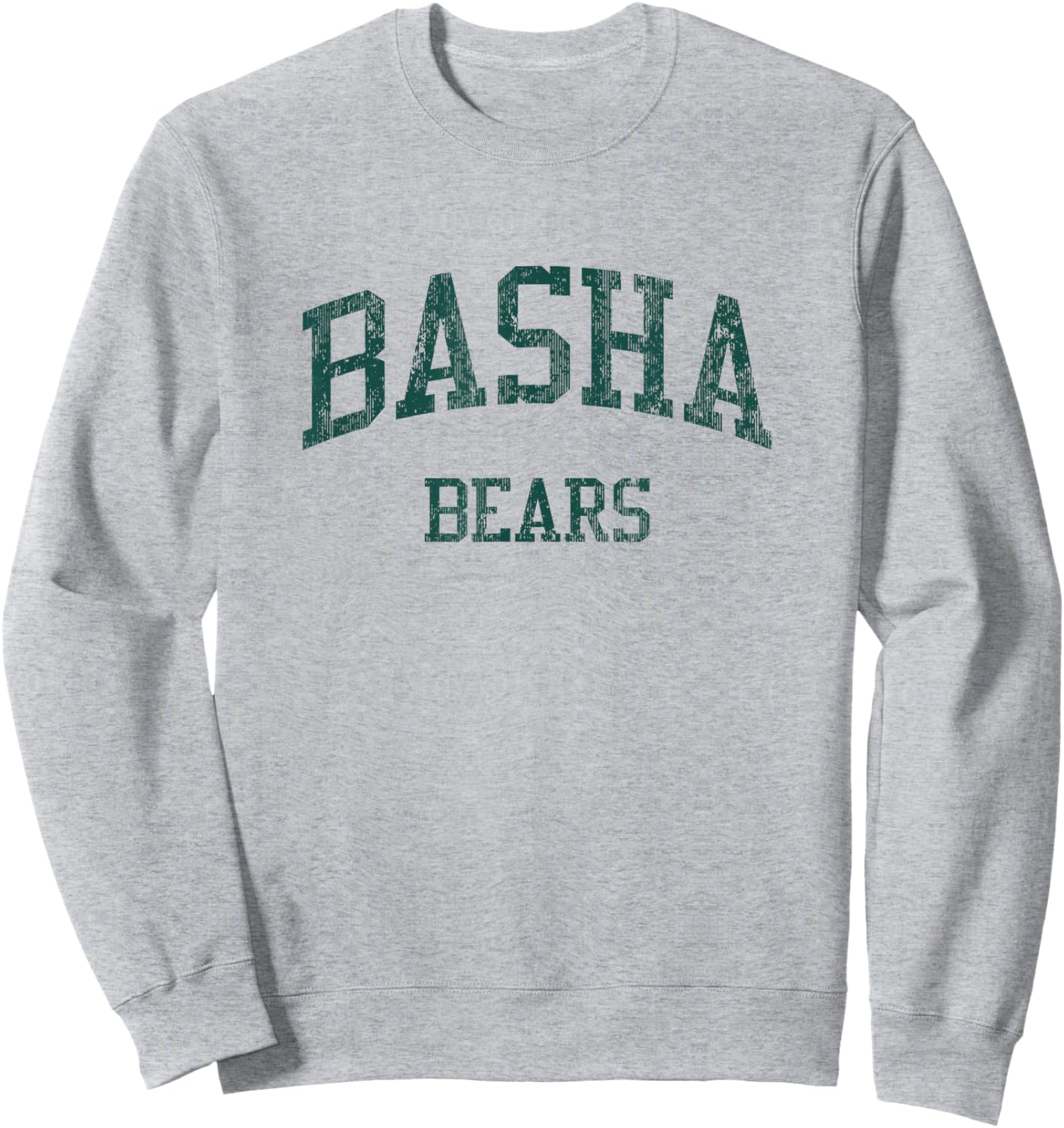 Basha High School HS Chandler AZ Vintage Sports Sweatshirt - Sweatshirt | Ash