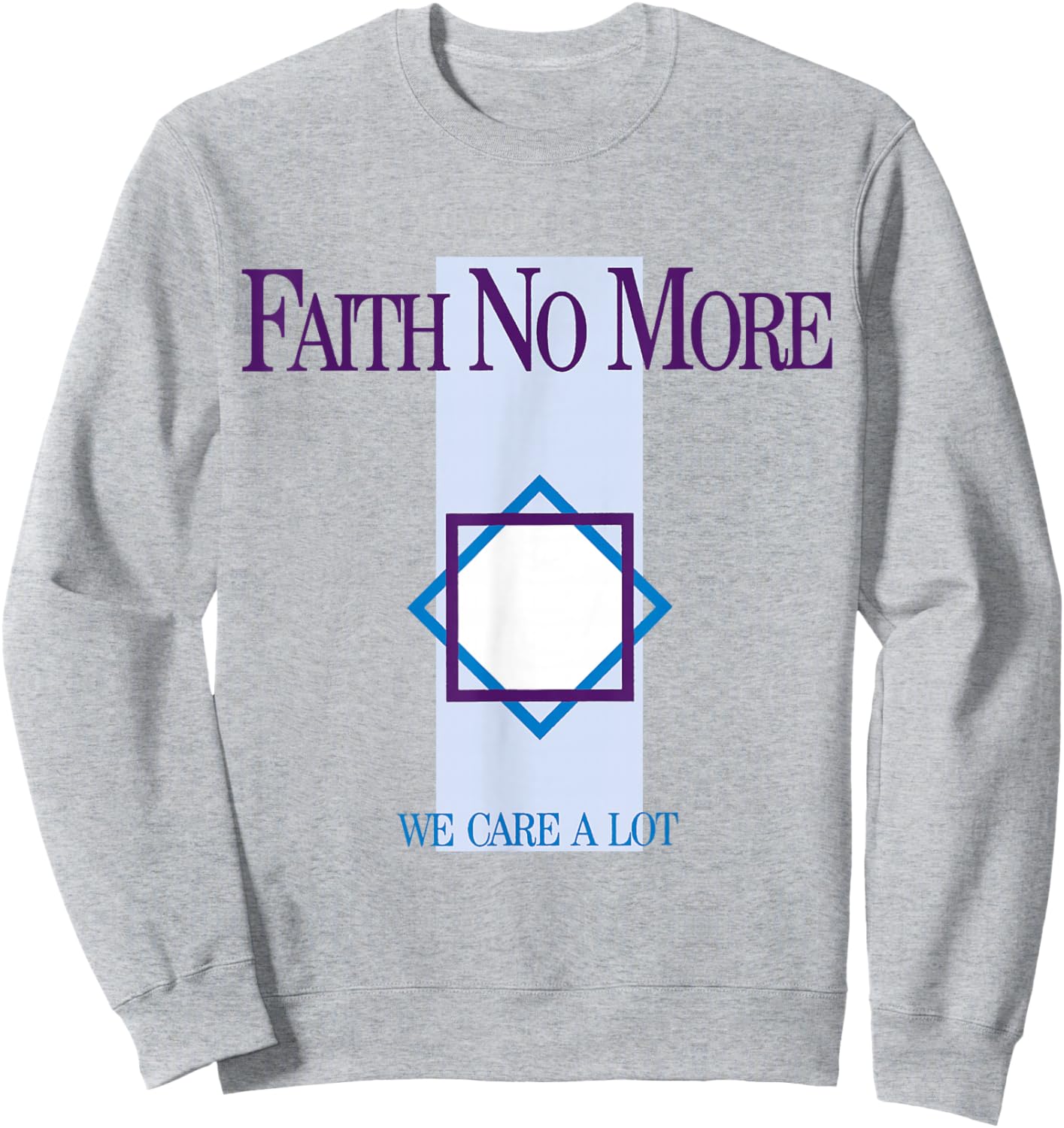 Offiziell Faith No More We Care a Lot Album Retro Band Sweatshirt - Sweatshirt | Ash