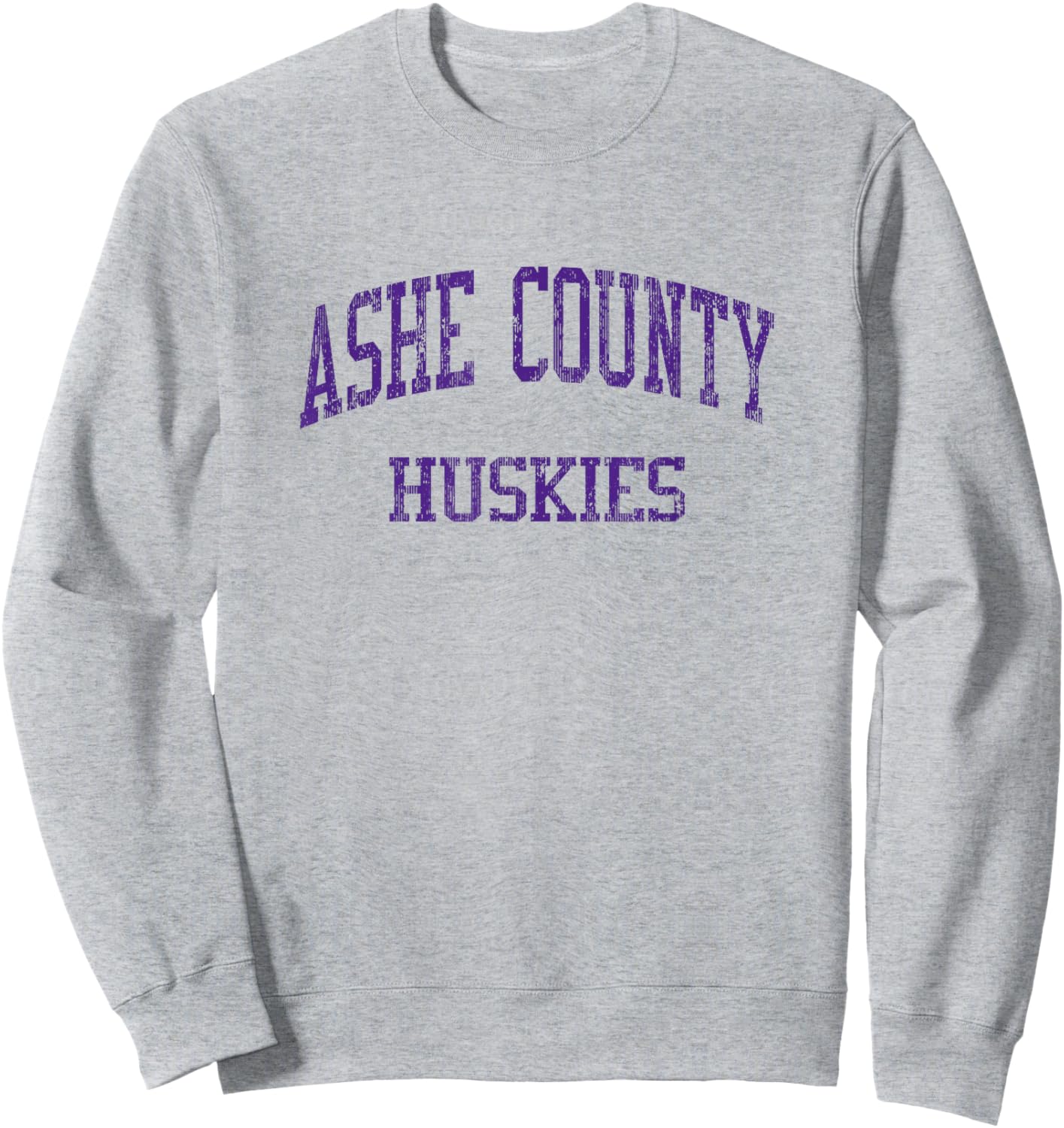 Ashe County High School HS West Jefferson NC Vintage Sports Sweatshirt - Sweatshirt | Ash