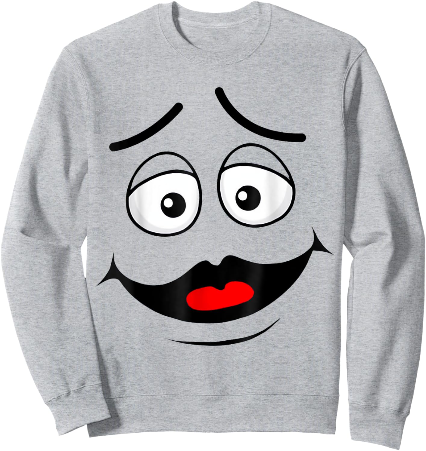 Funny Grimace Face For Halloween Costume Sweatshirt - Sweatshirt | Ash