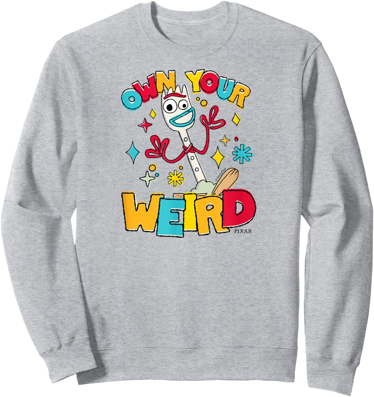 Toy Story 4 - Forky - Own Your Weird Sweatshirt - Sweatshirt | Ash