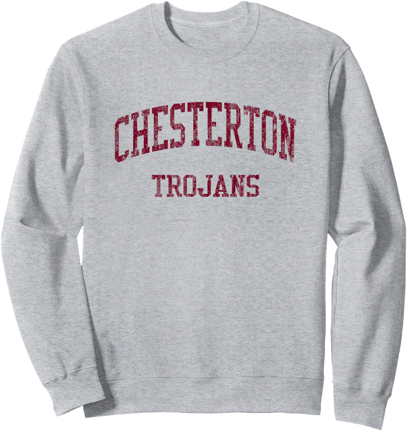 Chesterton High School HS Chesterton in Vintage Sports Sweatshirt - Sweatshirt | Ash