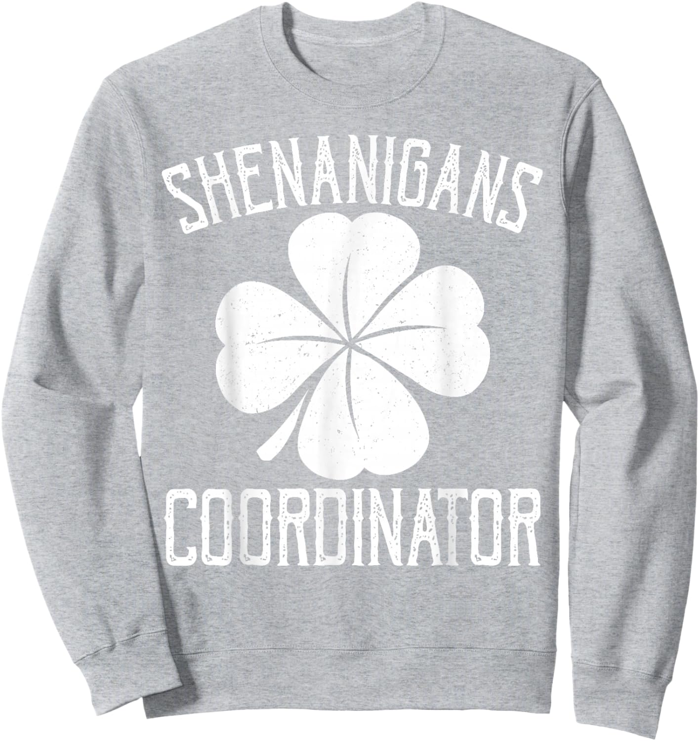 Shenanigans Squad Teacher Funny St Patrick's Day Men Women Sweatshirt - Sweatshirt | Ash