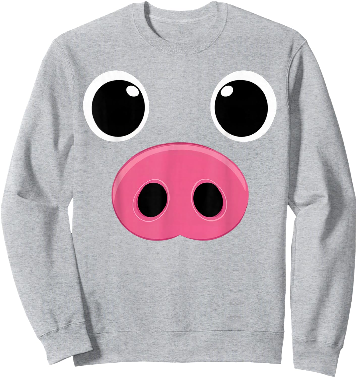 Carnival Pig Face Pig Children Costume Halloween For Kids Sweatshirt - Sweatshirt | Ash