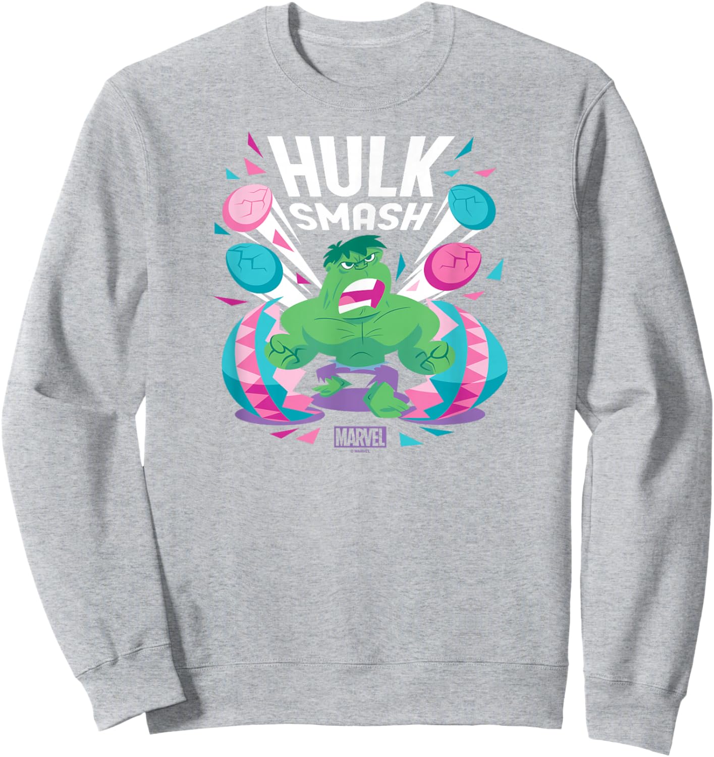 Marvel - Hulk Smash Easter Sweatshirt - Sweatshirt | Ash