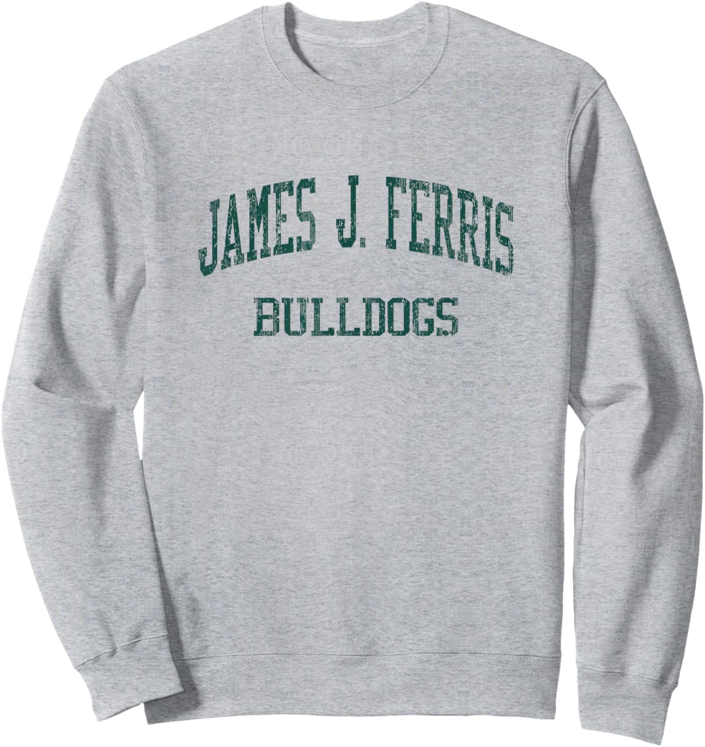 James J. Ferris High School HS Jersey City NJ Vintage Sports Sweatshirt - Sweatshirt | Ash