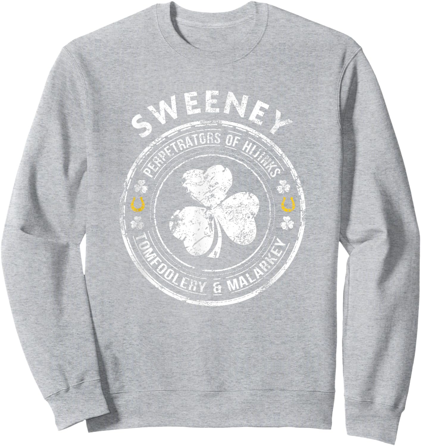 Sweeney Irish Family Name Sweatshirt - Sweatshirt | Ash