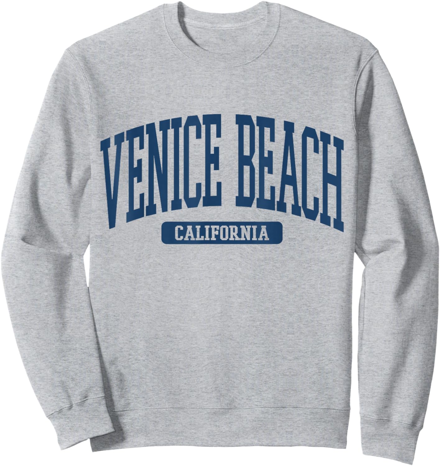 Venice Beach California Souvenir Beach, Retro, Minimalist Sweatshirt - Sweatshirt | Ash