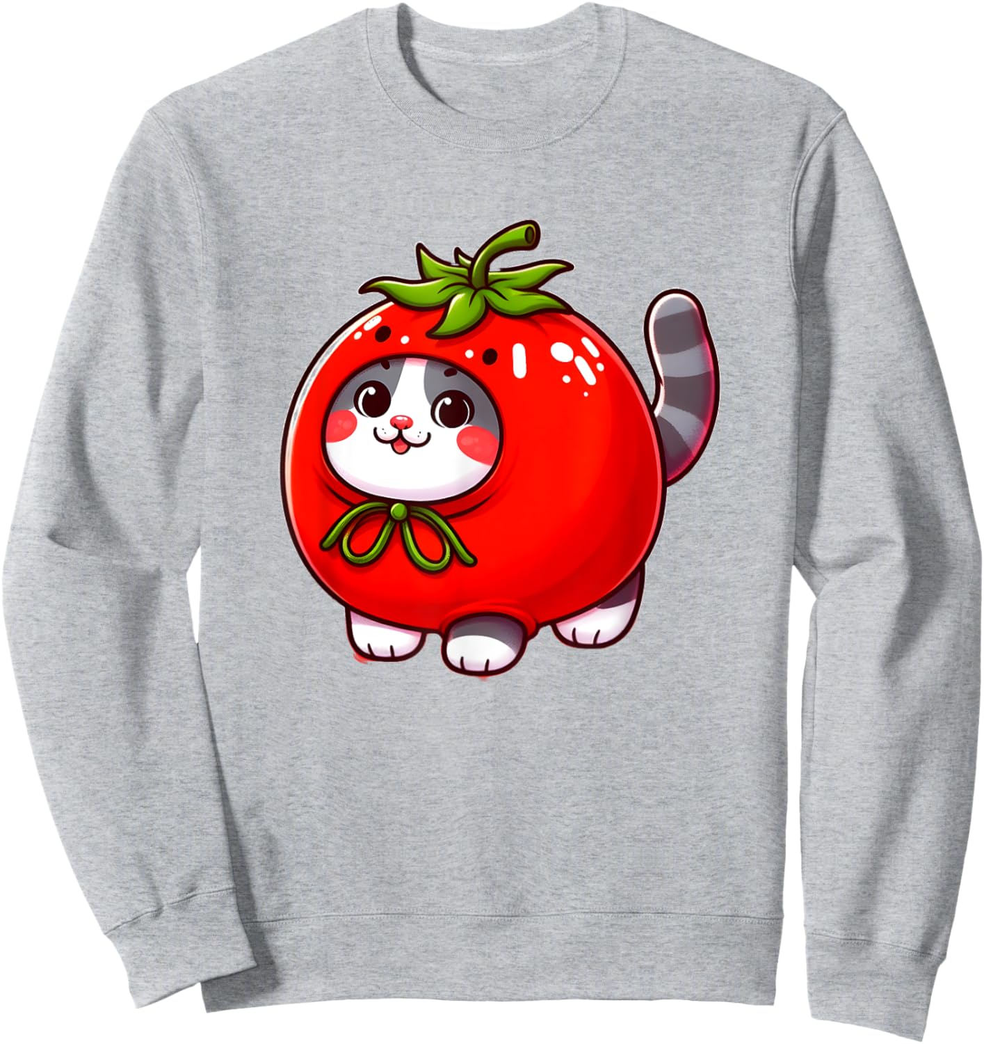 Cat in Tomato Costume Sweatshirt - Sweatshirt | Ash