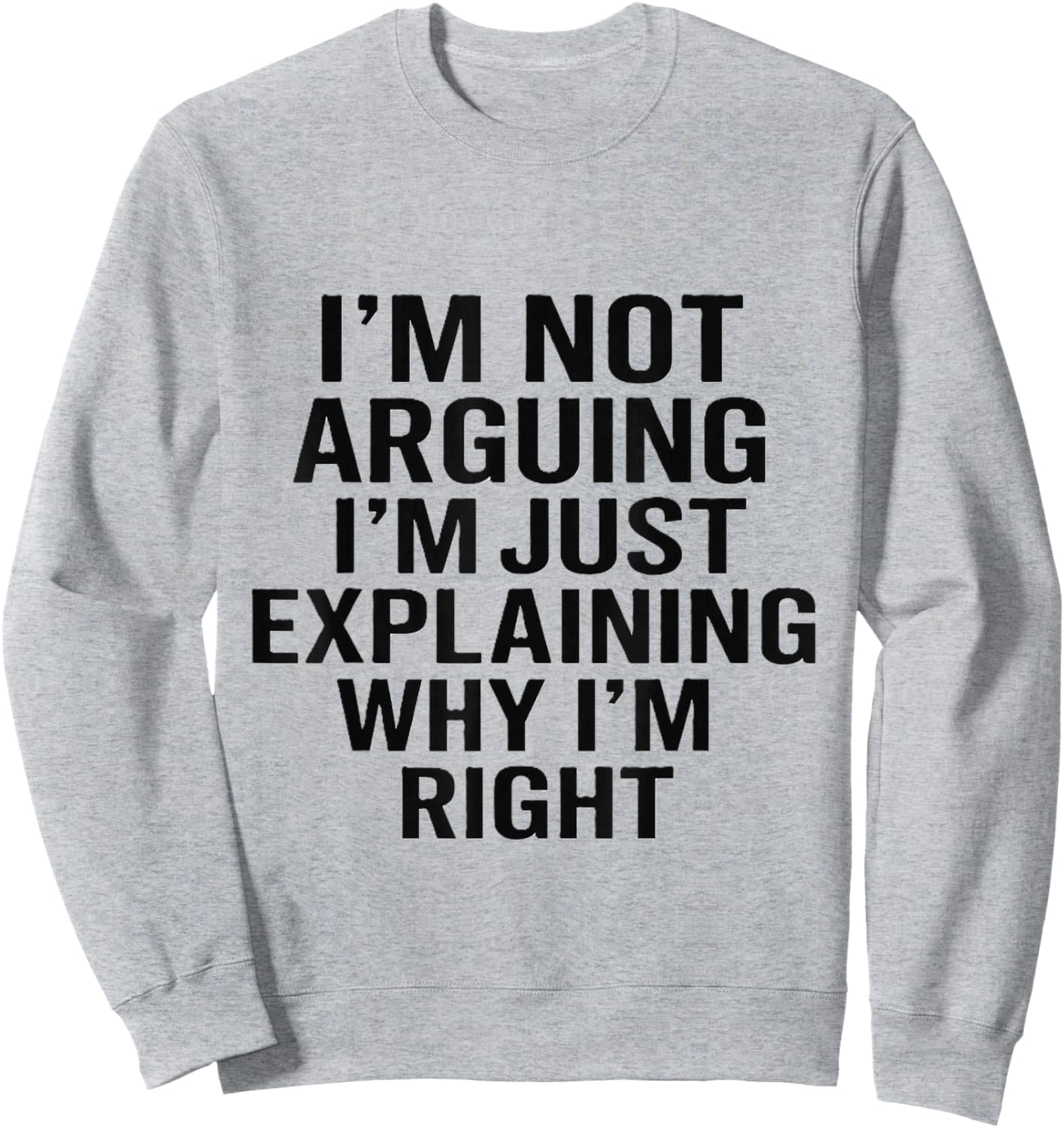I’m Not Arguing I’m Just Explaining Why I’m Right Sweatshirt - Sweatshirt | Ash
