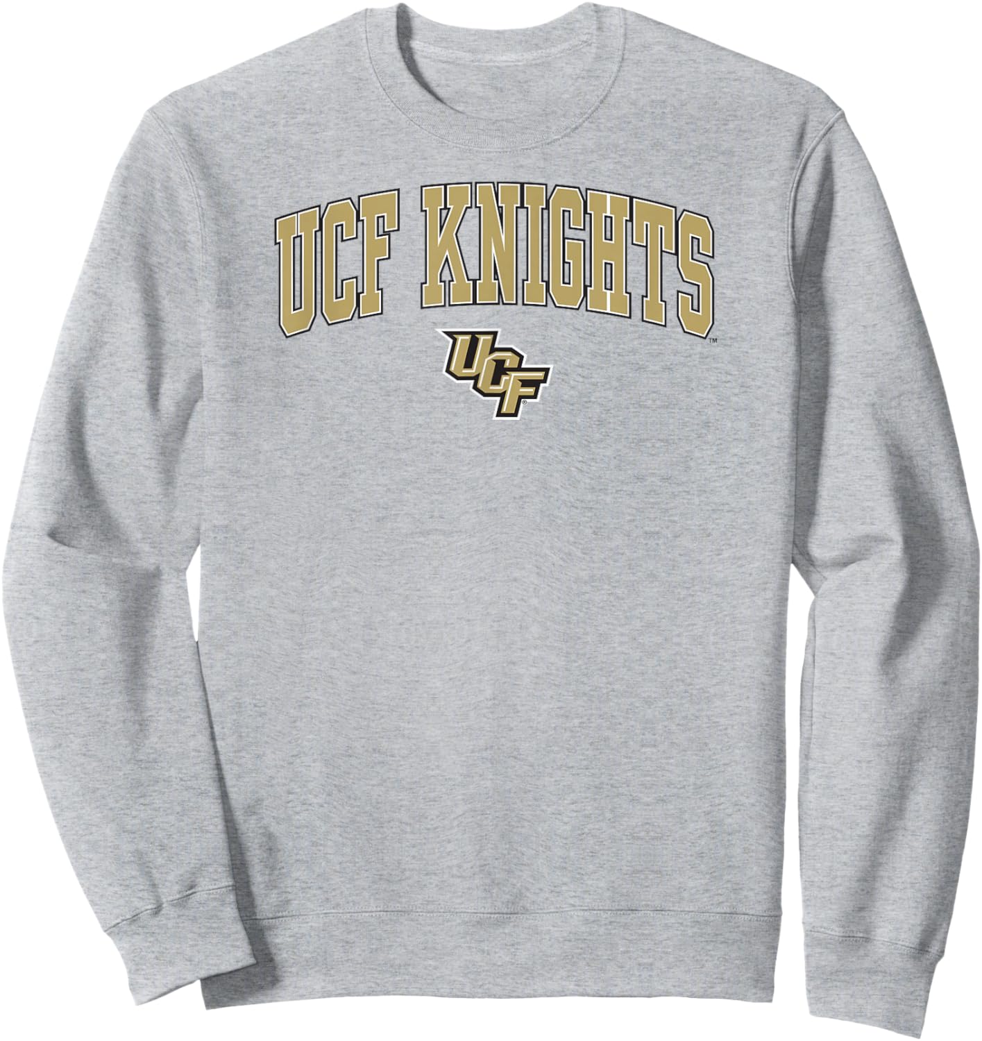 Central Florida Golden Knights Arch Over Gray Sweatshirt - Sweatshirt | Ash