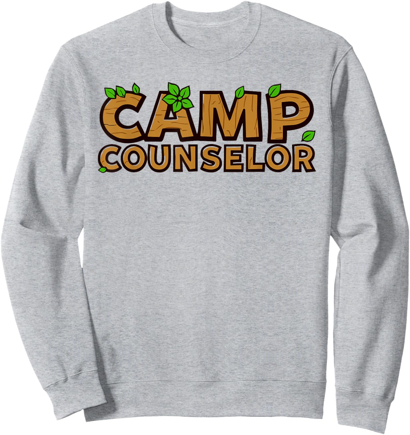 Funny Camp Counselor T Shirt for Summer Adventures Sweatshirt - Sweatshirt | Ash