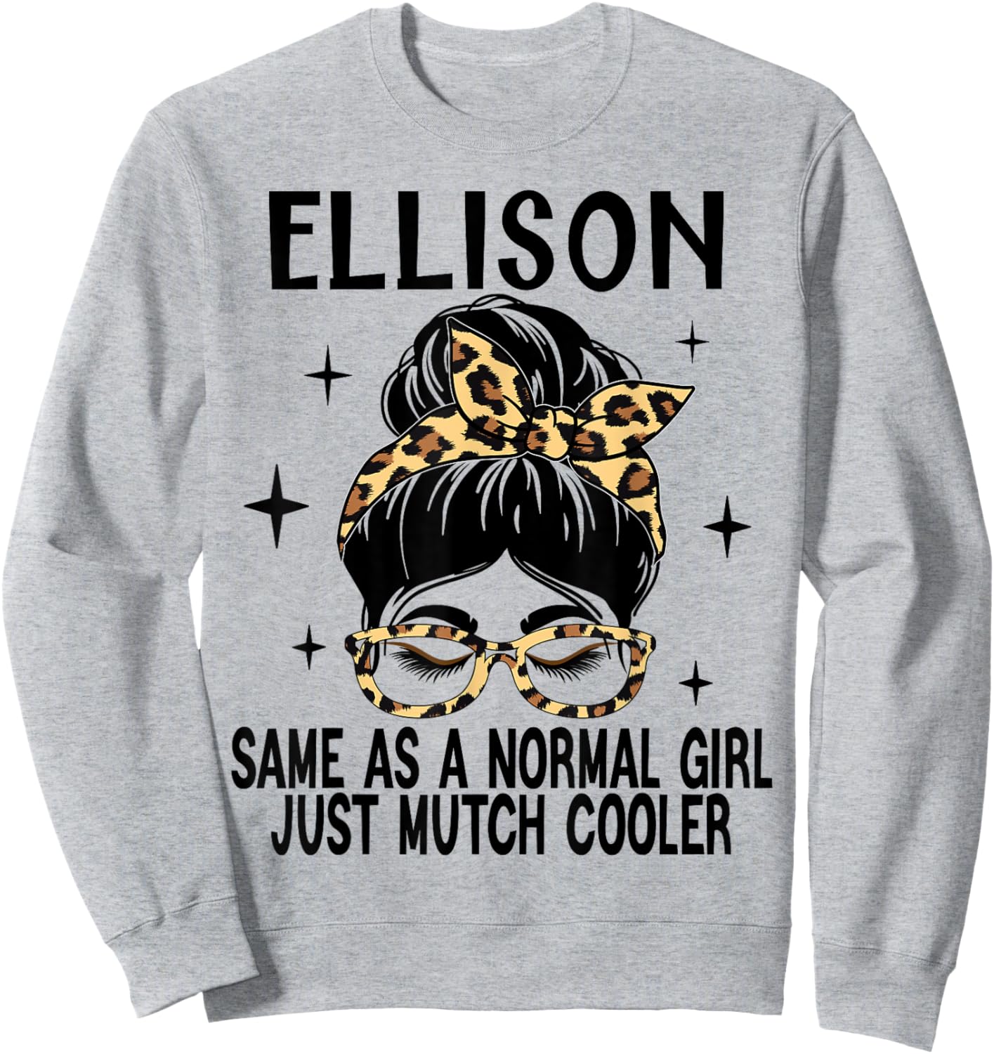 ELLISON Costume Cute Definition Personalized Name ELLISON Sweatshirt - Sweatshirt | Ash