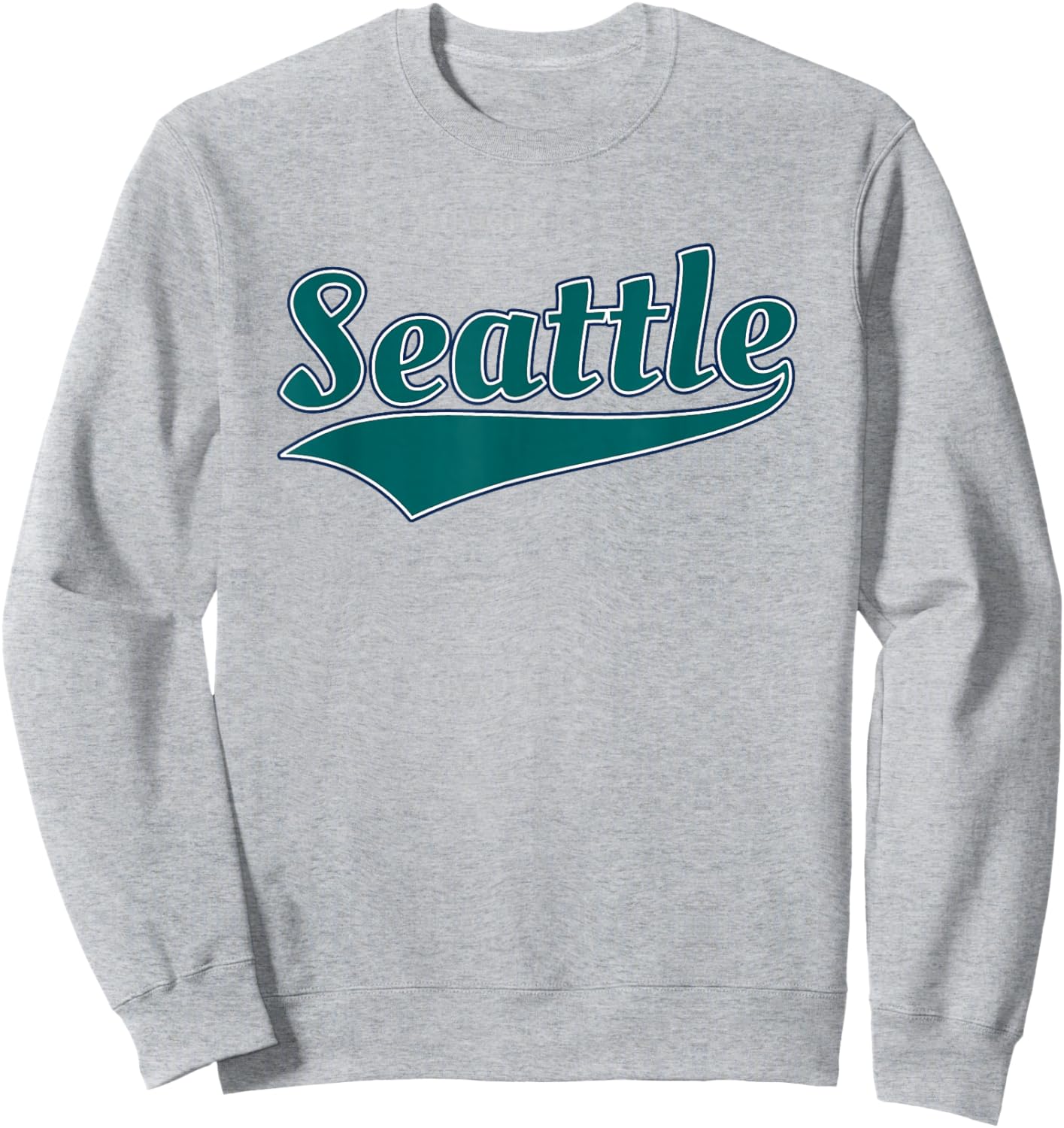 Seattle - Throwback Design - Classic Sweatshirt - Sweatshirt | Ash