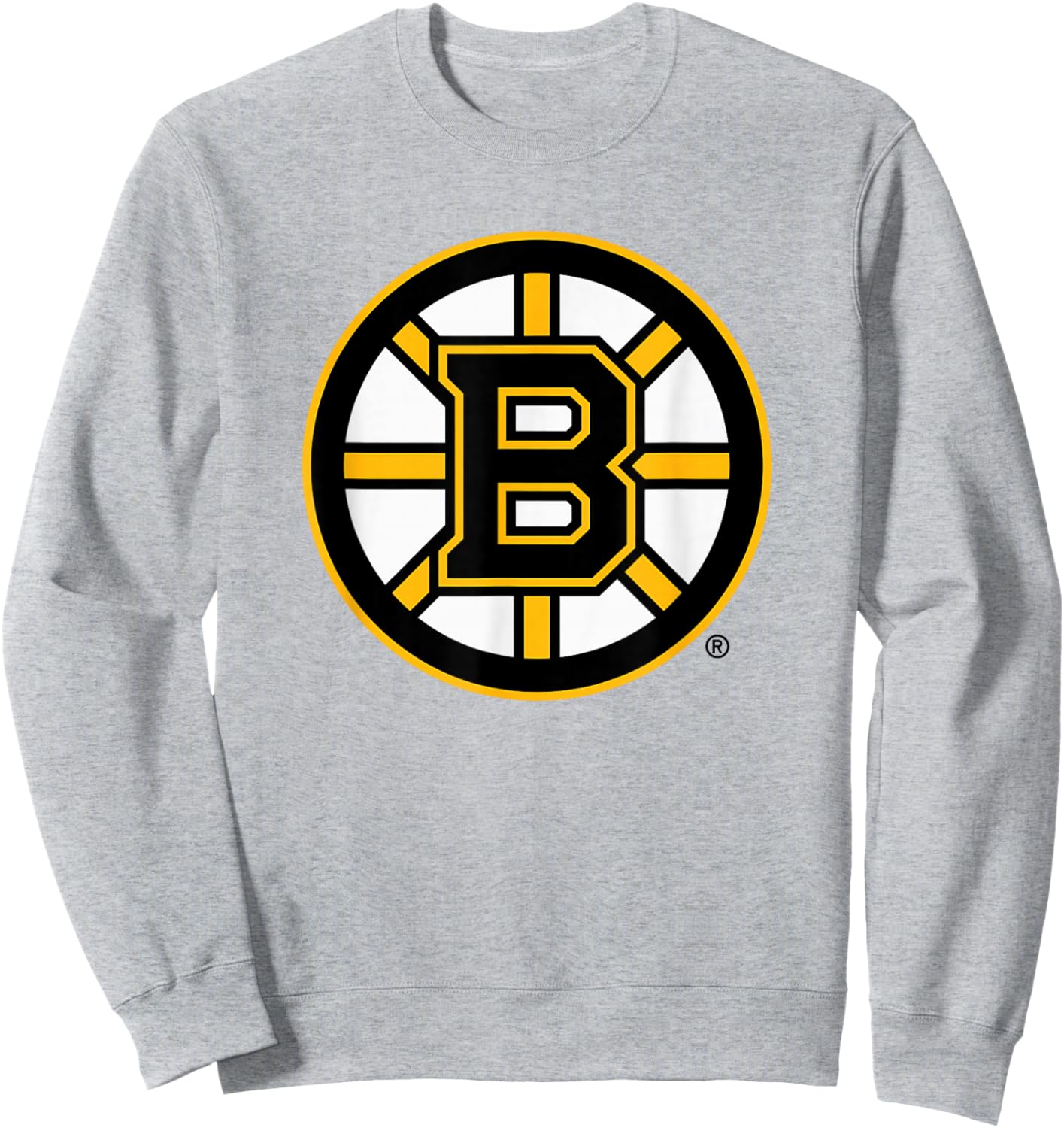 Boston Bruins Icon Gray Officially Licensed Sweatshirt - Sweatshirt | Ash