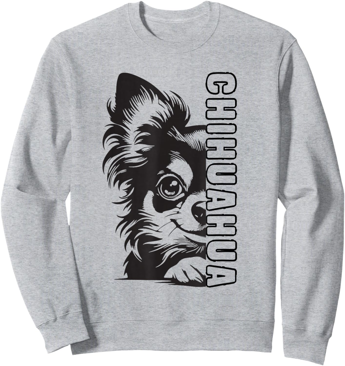Chihuahua Dog Master Mummy Dog Chihuahua Sweatshirt - Sweatshirt | Ash