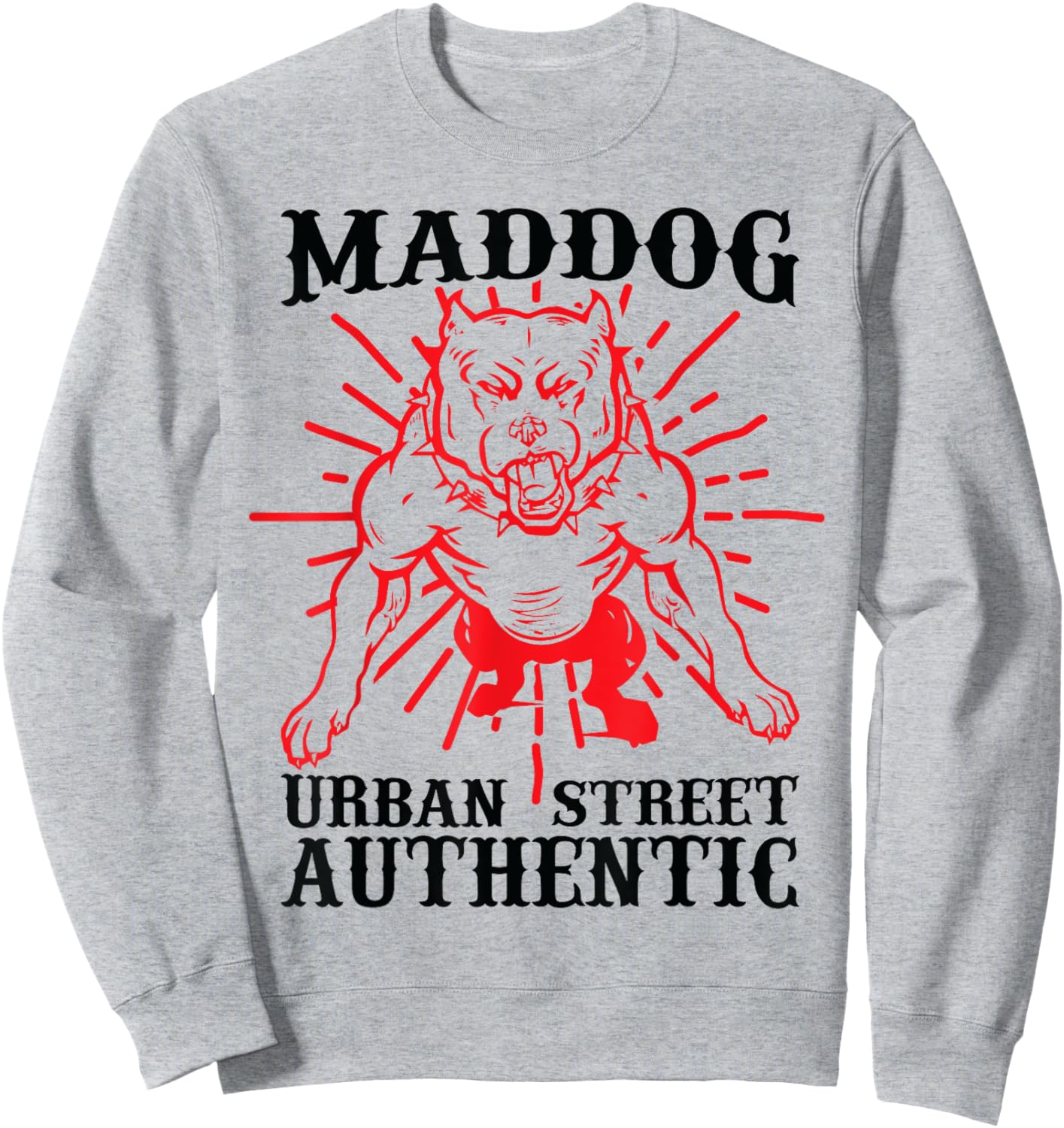 Maddog Urban Street Authentic Sweatshirt - Sweatshirt | Ash