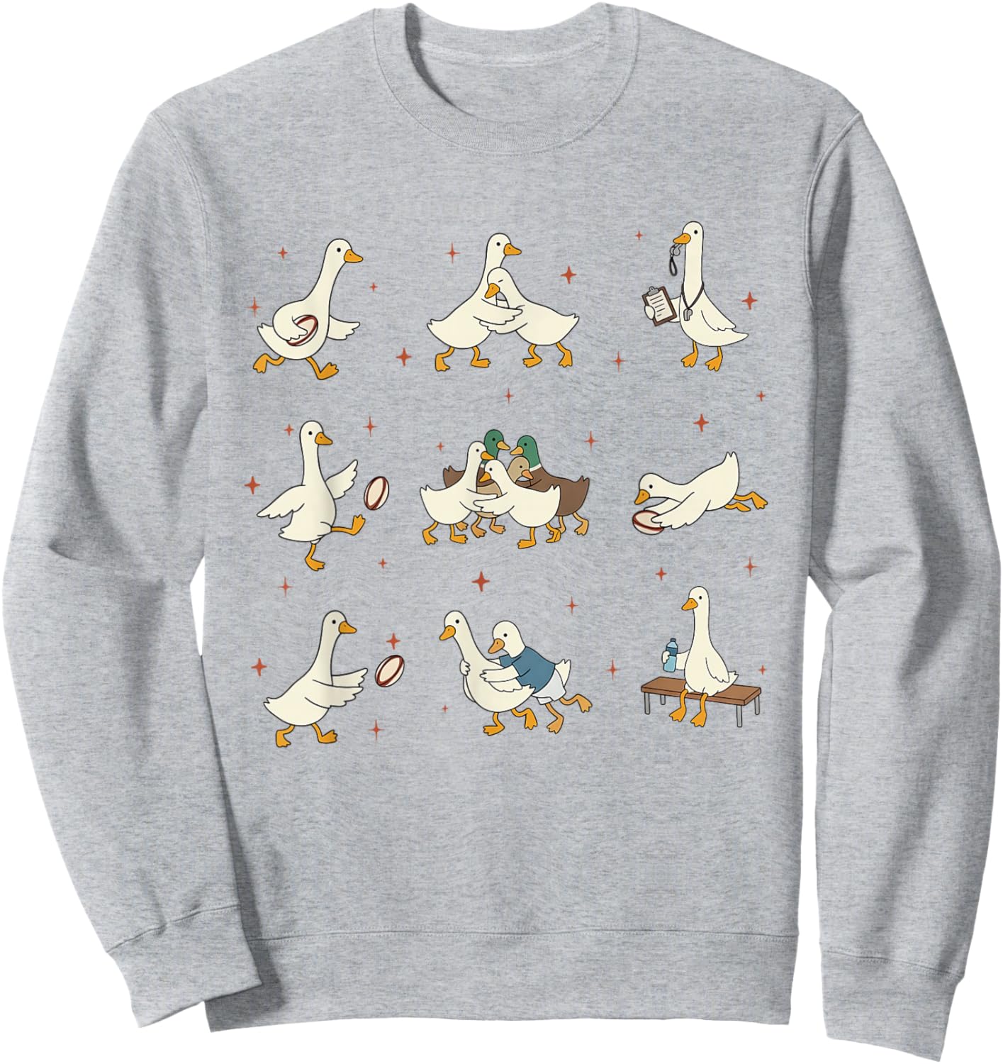Rugby Silly Goose Funny Rugby Player Team Rugby Union Sweatshirt - Sweatshirt | Ash