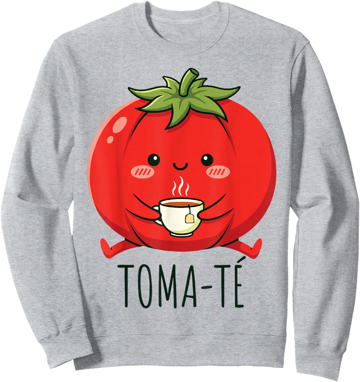 Funny Teacher Tomato Kawaii School Teacher Spanish Sweatshirt - Sweatshirt | Ash