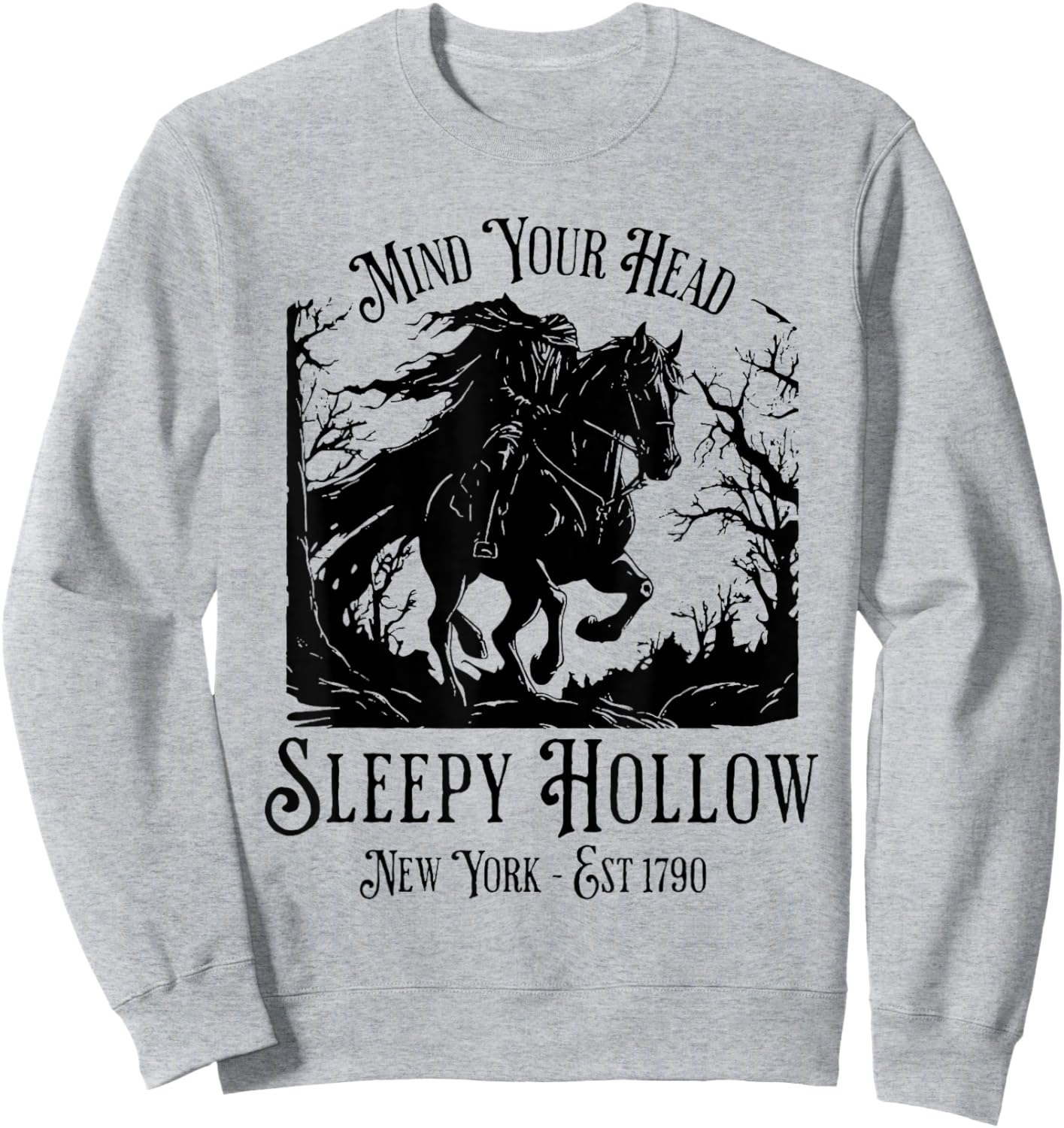 Sleepy Hollow New York Vintage Sweatshirt - Sweatshirt | Ash