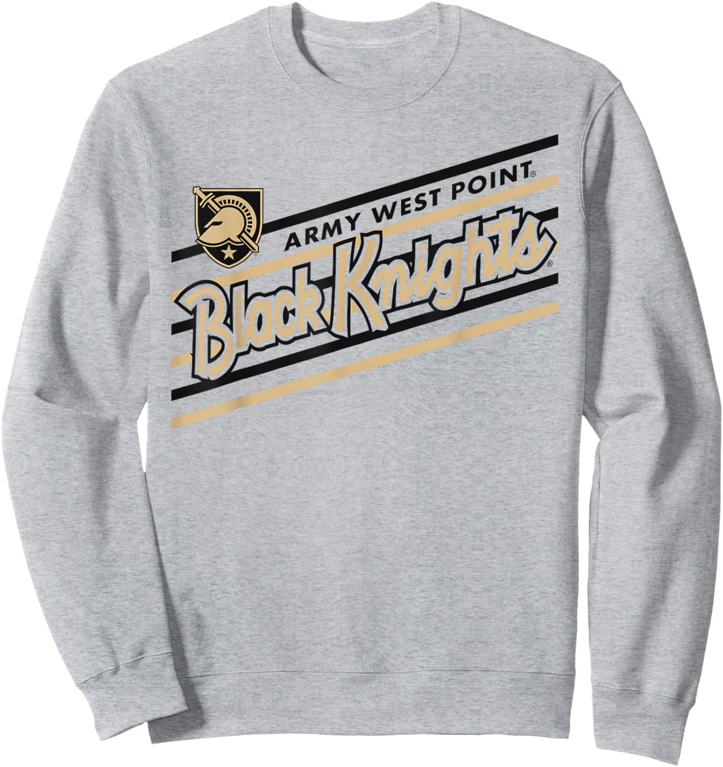 Army Black Knights Retro Performer White Officially Licensed Sweatshirt - Sweatshirt | Ash